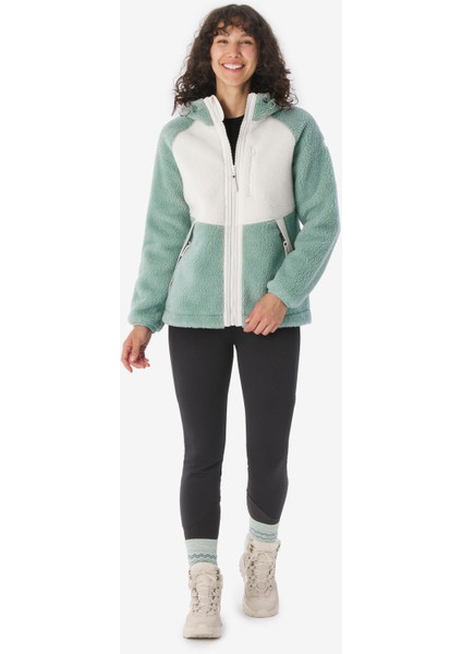 Quechua Kadın Sıcak Tutan Outdoor Polar Kışlık Mont/kar Montu - Yeşil - SH900 fiyatları