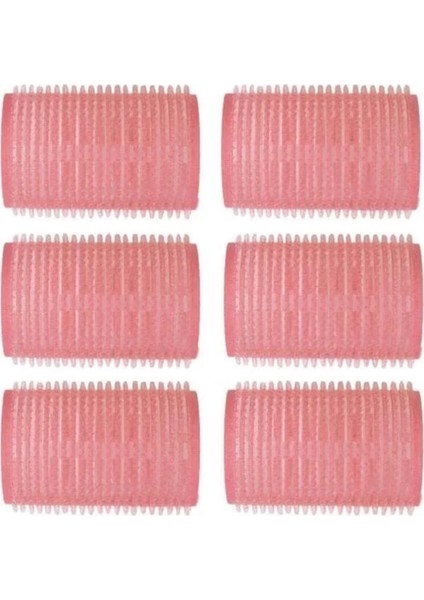 6'lı ve 536'LI Renkli Cırtlı Bigudi, 36X63 Ölçüleri ile Saç Şekillendirme Aracı