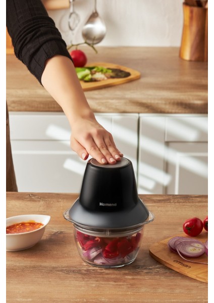 Pratik ve Şık Doğrayıcı, Siyah Gri Renk, Kullanışlı Mutfak Gereci indirimleri