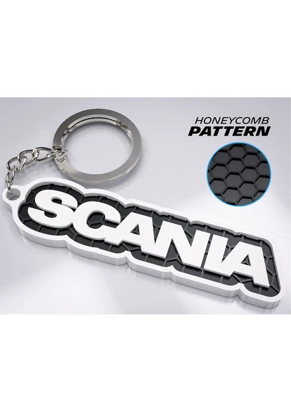 Scania Yazı Anahtarlık