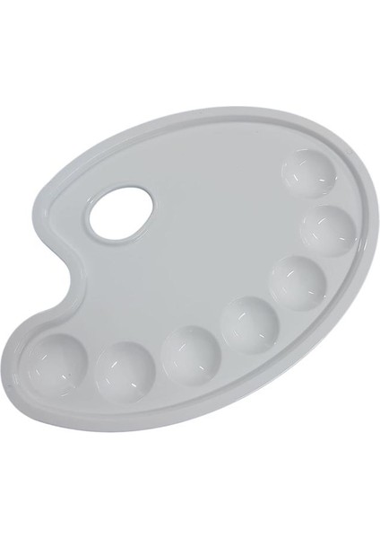 Plastik Palet Oval Orta 23X16CM
