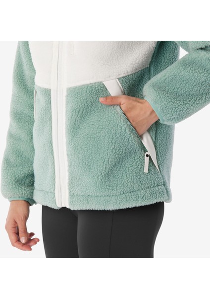 Quechua Kadın Sıcak Tutan Outdoor Polar Kışlık Mont/kar Montu - Yeşil - SH900 fırsatları