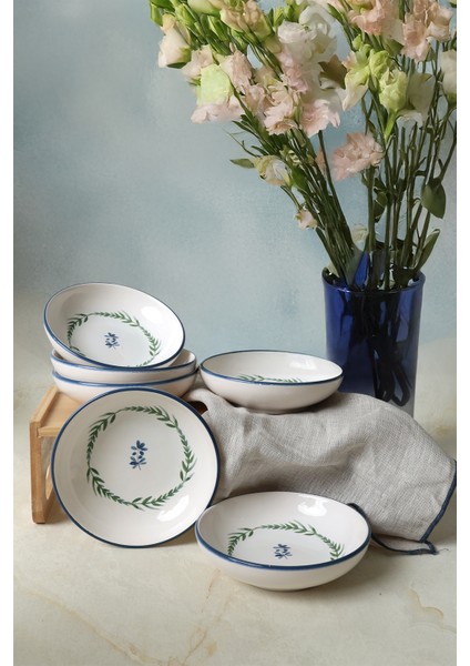 Renkli 13 cm Halka Çerezlik ve Sosluk Takımı 6'lı Set fiyatları