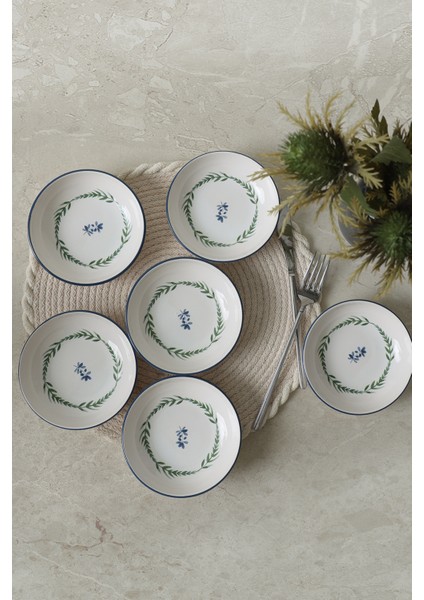 Renkli 13 cm Halka Çerezlik ve Sosluk Takımı 6'lı Set modelleri