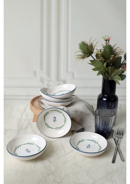 Renkli 13 cm Halka Çerezlik ve Sosluk Takımı 6'lı Set fırsatları