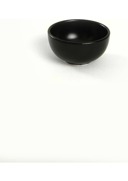 Mat Siyah Bulut Tasarımlı 8 cm 6'lı Çerez ve Sosluk Seti modelleri