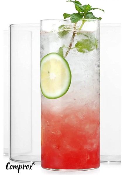 12 Parçalık 450 ml Kokteyl ve Meşrubat Bardağı Seti, Pipetli, Şık ve Kullanışlı fırsatları