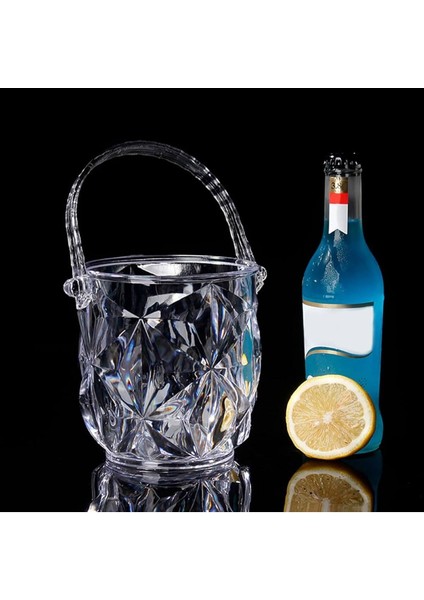 Beyaz Akrilik Yüksek Değerli Buz Kovası, Şık ve Dayanıklı Tasarım