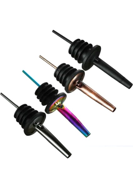 Kahverengi Vintage Eskitme Paslanmaz Çelik Şişe Dökücü ve Tıpa Seti modelleri