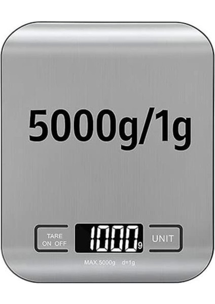 Hassas Dijital Mutfak Tartısı – 5000G / 1g Paslanmaz Çelik, LCD Ekranlı fiyatları