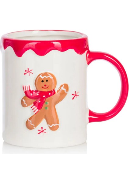 Ekru Yılbaşı Temalı Seramik Kupa, Sıcak ve Şık Tasarım fırsatları