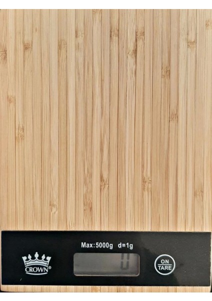 Dijital LCD Mutfak Tartısı, 5kg, Bambu Desenli, Şık ve Kullanışlı Tasarım fiyatları