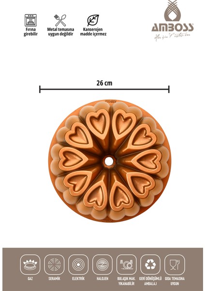 Sarı Döküm Kek Kalıbı, Dayanıklı ve Şık Mutfak Gereçleri fırsatları
