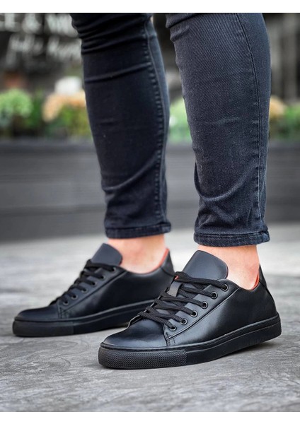 KB-122 Kuback Siyah Cilt Siyah Yüksek Taban Bağcıklı Günlük Erkek Ayakkabı fiyatları