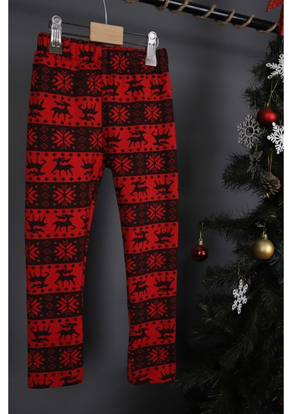 Noel Desenli Kız Tayt fırsatları