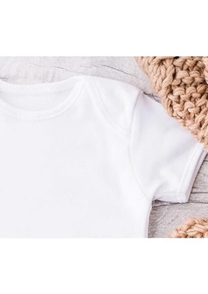 Sema Baby Prematüre Yarım Kol penye Çıtçıtlı Badi - Beyaz indirimleri