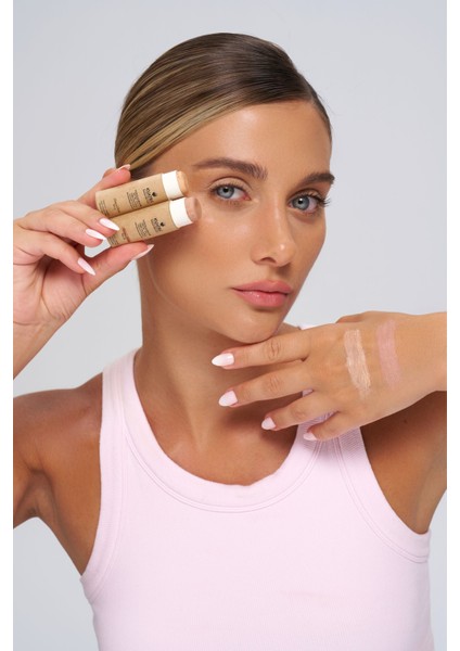 Amber Crystal – Doğal Bakır Işıltı Highlighter Stick | Nemlendirici & Antioksidan | Plastiksiz Ambalaj