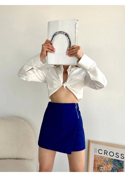 Gabardin Fermuarlı Şort Etek S24906 fiyatları