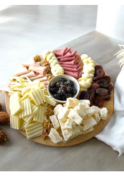 Bambu 360° Döner Sunum Tabağı, Pizza, Kahvaltı, Lahmacun, Peynir, 33X33CM indirimleri