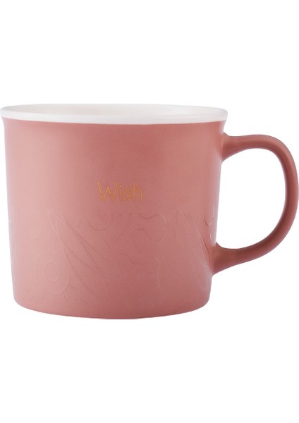 Kırmızı Mercan Renkli Seramik Kupa 350 Ml, Şık ve Dayanıklı Tasarım fırsatları