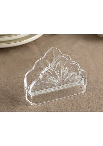 Şeffaf Cam Peçetelik 13X9 Cm, Şık ve Kullanışlı Ev ve Ofis Dekoru. fiyatları