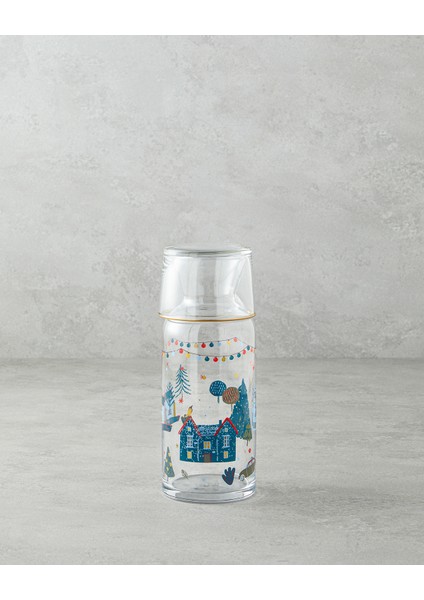 Cam Başucu Sürahi Seti 700 ml ve 220 Ml, Kırmızı ve Yeşil Renk Seçenekleriyle fiyatları