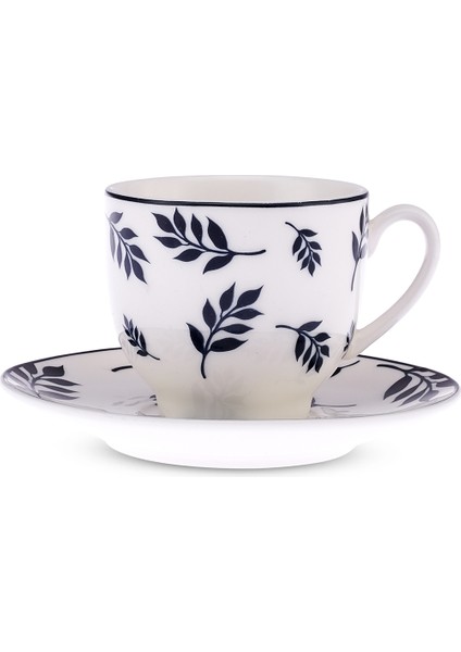 2 Kişilik 90 ml Lacivert Seramik Kahve Fincan Takımı