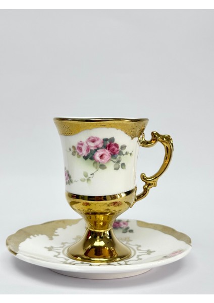 Beyaz 90CC Ayaklı Fincan Takımı, Şık ve Kullanışlı Tasarım modelleri