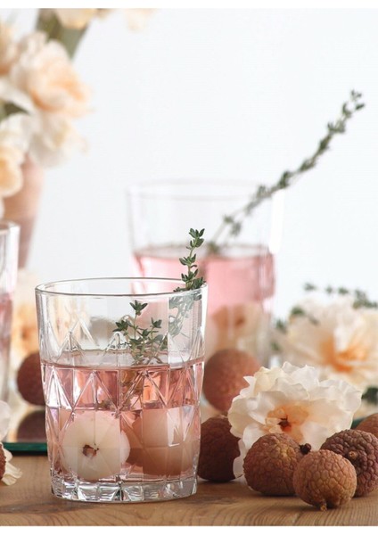 6'lı Kabartmalı Su ve Meşrubat Bardakları, Beyaz, Dayanıklı ve Şık Tasarım modelleri