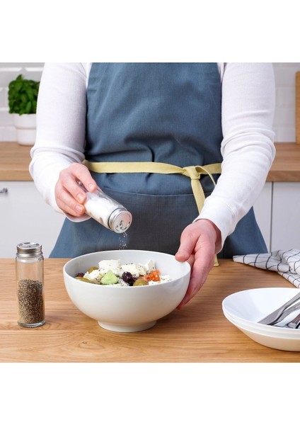 Beyaz Baharat Kavanozu Seti, Tuzluk ve Karabiberlik, 12 Cm, Şık ve Pratik Kullanım modelleri