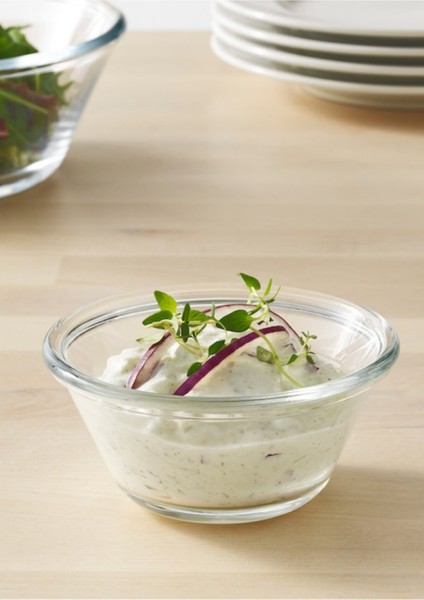 12 cm Saydam Cam Kase Seti, 4 Adet, Şık ve Kullanışlı Mutfak Gereci.