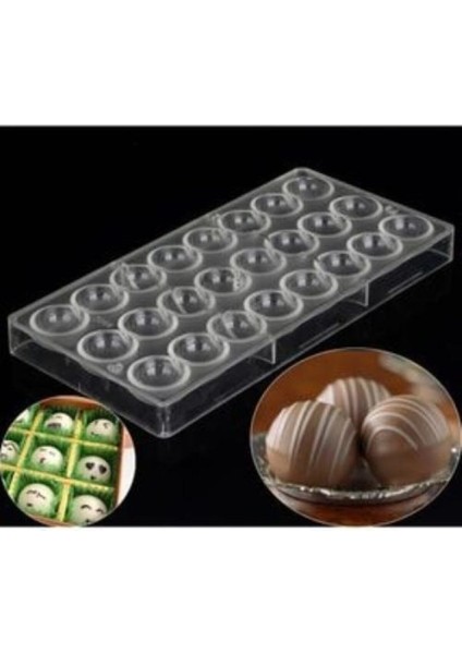 Turuncu Polikarbon Çikolata Kalıbı, Kolay Kullanımlı ve Dayanıklı Tasarım