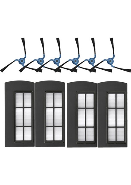 Eufy X9 Pro Yedek Parçaları Yedek Aksesuarları Yan Fırça Hepa Filtresi (Yurt Dışından)