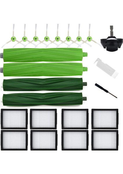 Irobot Roomba Evo I1 I2/+I3 I3+ I4 I5 I6 I6+ I7 I7+ I8 I8+/artı E5 E6 E7 J5 J7 I,e ve J Serisi Fırça Filtreleri Parçaları (Yurt Dışından)
