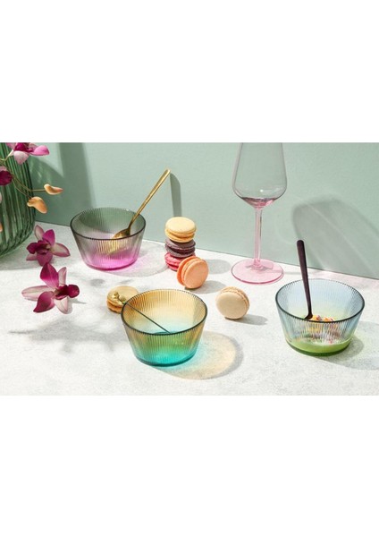 Çok Renkli 11CM Mavi-Yeşil Kase, Şık ve Kullanışlı Ev Dekorasyonu Parçası