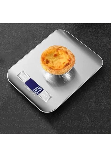 Dijital Mutfak Terazisi, Paslanmaz Yüzey, Hassas Ölçüm, Daralar, LCD Ekran, Kullanışlı modelleri