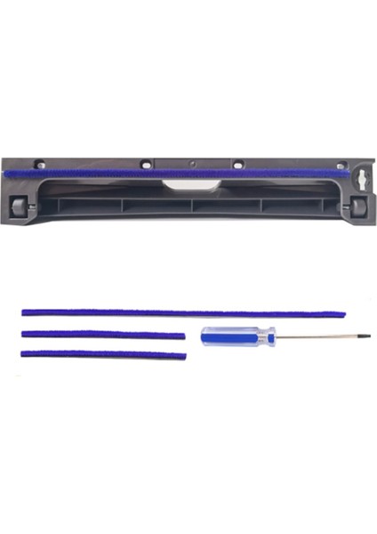 Dyson V6 V7 V8 V10 V11 Yumuşak Silindir Temizleyici Başlık Parçası Taban Plakası Için Yumuşak Peluş Şerit Taban Tekerlekleri Takımı Yedek Parçası (Yurt Dışından)