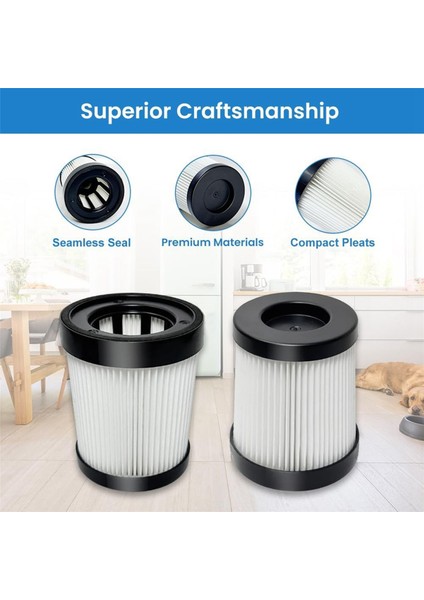 Fabuletta FSV001,FSV101,GIRNOOR G160 ve G165,LUBLUELU 202 Kablosuz Dikey Elektrikli Süpürgeler Için Hepa Vakum Filtresi (Yurt Dışından) modelleri