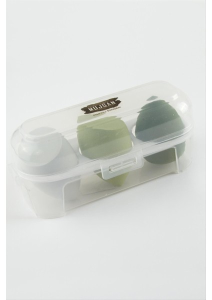 Wizard 3 Adet Yumurta Kutulu Makyaj Süngeri-Yeşil fırsatları