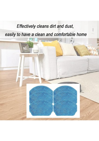 Mop Pads Mamnv Zcwa Onson Için Aksesuarlar BR150 BR151 Manvins G20 Robot Vakum Süpürge Yeniden Kullanılabilir Mikrofiber Mop Pedler (Yurt Dışından) indirimleri
