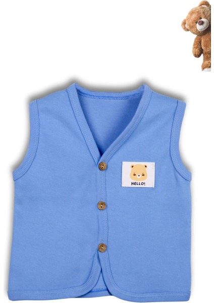 Bebek Yelek 3'lü Set %100 Organik Pamuk Yumuşak Doku Mevsimlik Unisex Yelek modelleri