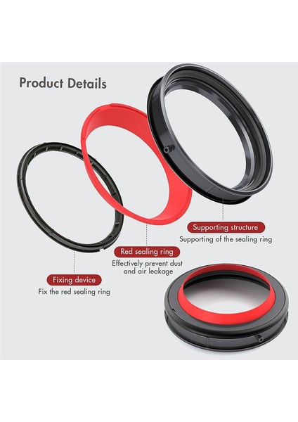 Dyson V10/SV12 Vakum Süpüratör Aksesuarları Için Toz Bin Üst Sabit Sızdırmazlık Halkası Yedek Parça Sızdırmazlık Halkası Montajı (Yurt Dışından) modelleri