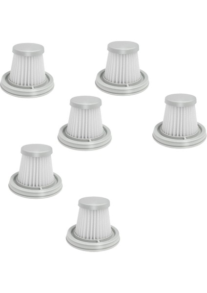 Xiaomi Mijia Için Uygun Kullanışlı Vakum Süpürge Aksesuarları Filtre Elemanları Elde Taşınmış Araba Mini Vakum Süpürge Filtresi 6 Pcs (Yurt Dışından)