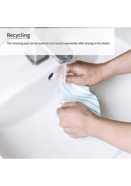 240PCS Ecovacs Deebot Ozmo T8 T9 Aıvı Vakum Süpürge Yıkanabilir Mop Kumaş Raçları (Yurt Dışından) fiyatları