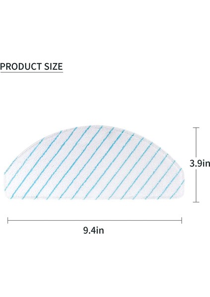 240PCS Ecovacs Deebot Ozmo T8 T9 Aıvı Vakum Süpürge Yıkanabilir Mop Kumaş Raçları (Yurt Dışından) indirimleri