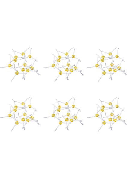 60 Pcs Yan Fırça 3 Irobot Roomba Için Silahlı 800 Serisi 870 880 900 Serisi 980 Robotik Vakum Parçaları (Yurt Dışından)