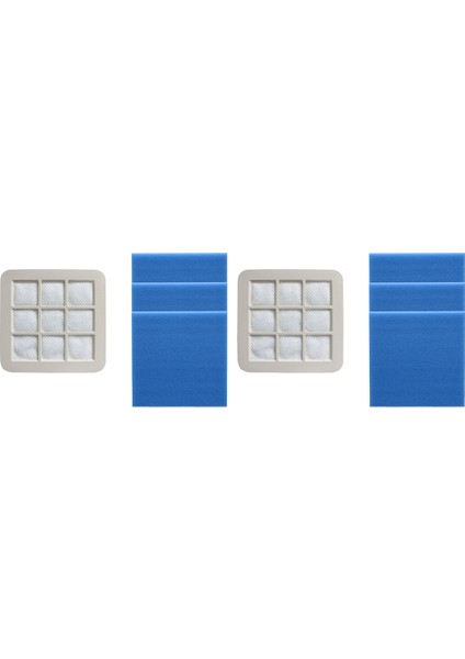 2 Set Hepa Filtresi + Philips Için Pamuk FC5828 FC5826 FC5830 FC5823 FC5822 FC5228 FC5226 FC5225 Vakum Süpürücü (Yurt Dışından)