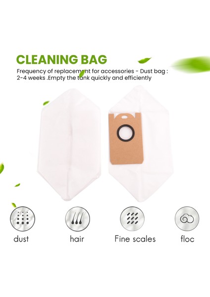 6pcs Toz Torbalar Kiti Neabot Q11 Robot Hanehalkı Yedek Değiştirme Vakum Süpürücü Süpürücü Toz Torbaları Temizleme Çantası (Yurt Dışından) fırsatları