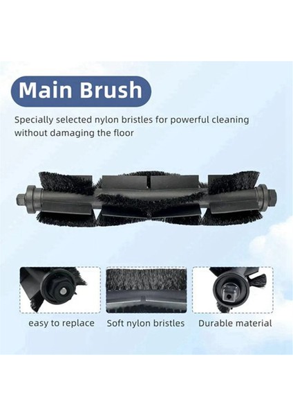 Tefal Rowenta Için 18 Pcs X-Prorer Serıe 75 S+ RG8597W Robot Vakum Parçaları Ana Fırça Hepa Filtre Mop Pad Toz Çantası (Yurt Dışından) fırsatları