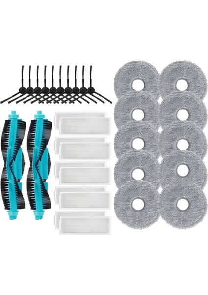 Cecotec Conga 11090 Spin Revolution Robot Vakum Parçaları Ana Yan Fırça Hepa Filtre Mop Bez Aksesuarları (Yurt Dışından)